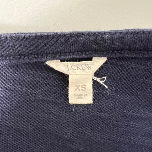 J Crew Maritime Colorblock Navy Peach Dress XS - Picture 11 of 13